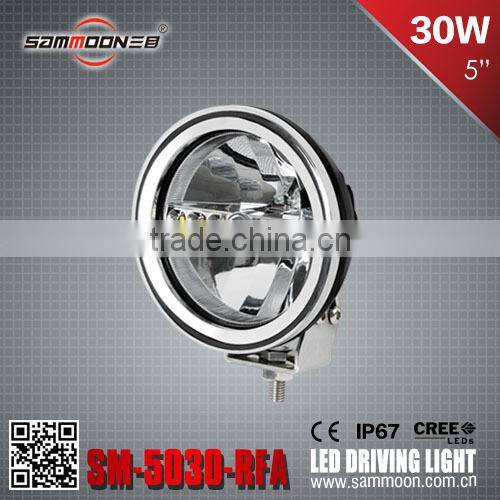 5 Inch 30W Round LED Driving Light work light NEW 2015 SAMMOON HOT SALE