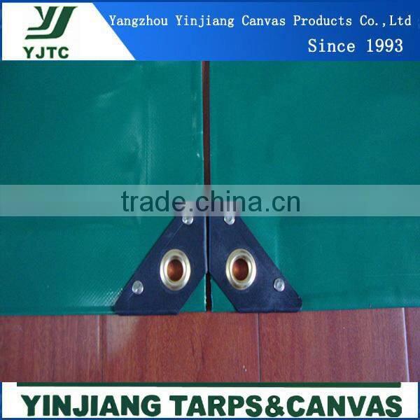 650gsm Reinforced Blue PVC Tarpaulin with Triangle