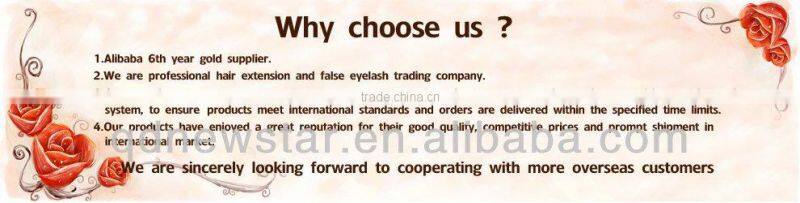 Individual flare eyelashes, single lashes