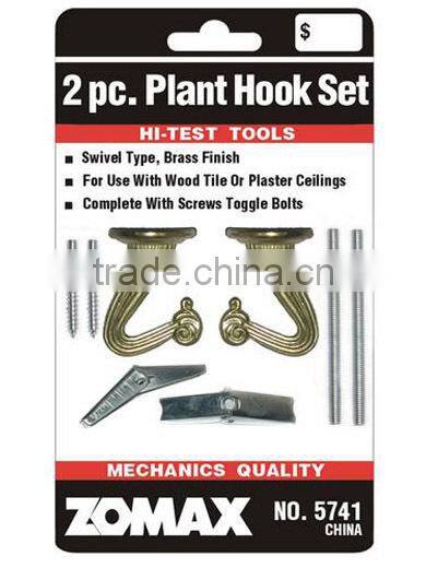 2pcs Metal Hooks,Hooks with Screw For One Dollar Item
