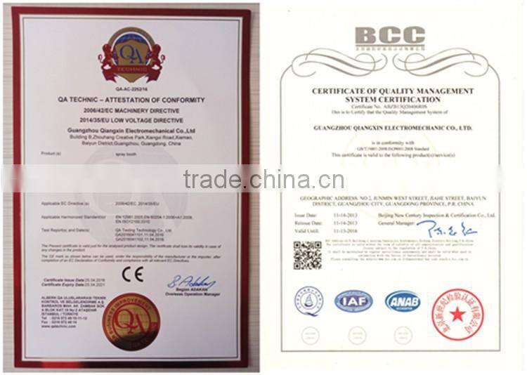 Luxury Type Classical and CE certification car infrared spray booth for sale