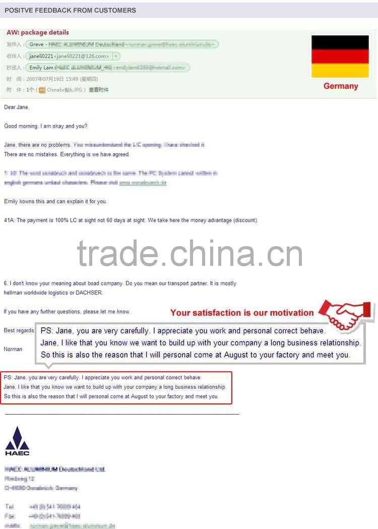 China factory aluminum profile for window and door supplier