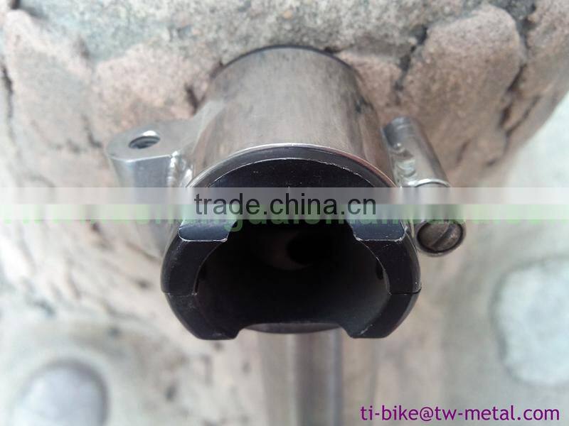 factory price titanium bicycle seatpost customized titanium seat post Ti bicycle seat post for dirt bikes