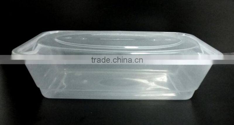 High quality plastic food container 500 ml food box