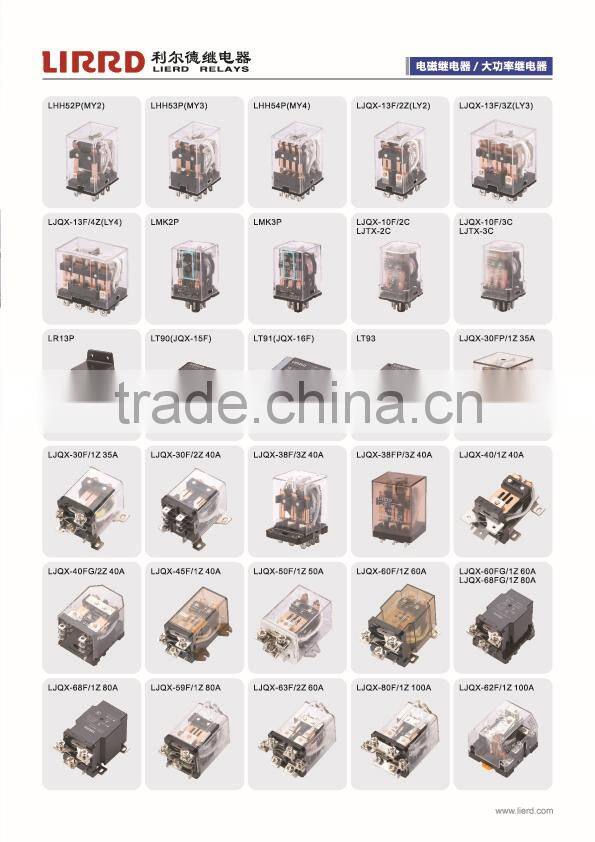 11pins 10A general purpose dc12v/dc24v/ac220v electrical relay LJQX-13F-3Z/HH63P/LY3 with LED