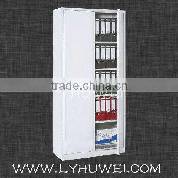 2013 Huwei new design two door steel file cabinet with round lock
