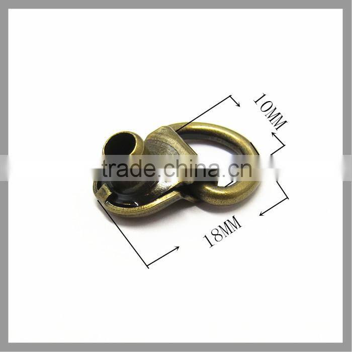 Metal D ring Lace Hook For Skating Shoes
