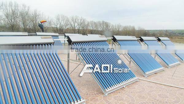 Solar Water Heater Project in Russia (20 tons)