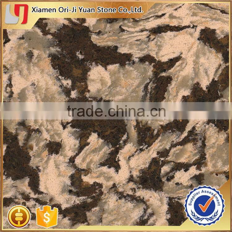Economic promotional galaxy white artificial quartz stone