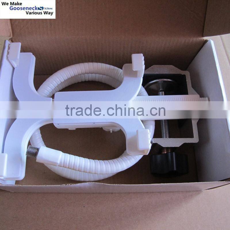 White color Metal gooseneck Tablet Holder