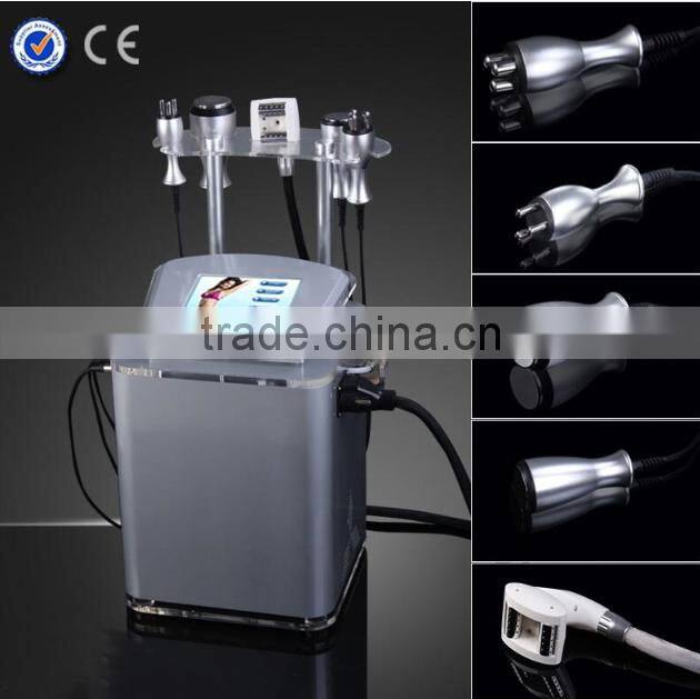 5 In 1 Salon Slimming Machine Ultrasonic Cavitation Liposuction Slimming Equipment Cavitation RF Vacuum Roller Massage