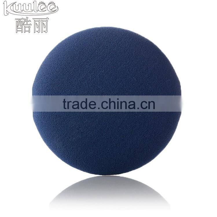 Factory sale round shaped make up cotton loose powder sponge