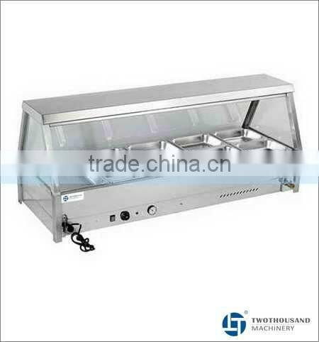 Bain Marie - Table Top, 10 x GN 1/2, Tilted Glass, S/S, CE, TT-WE1271D