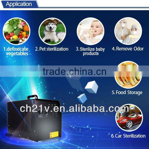 Easy operate stainless steel portable ozone generator for air purifier