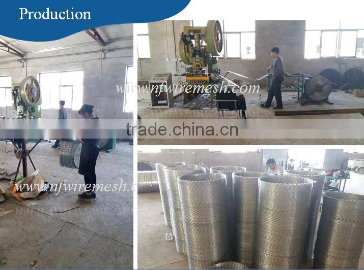 Diamond Hole/Square Hole galvanized and pvc concertina razor wire Fence (Guangzhou Factory)