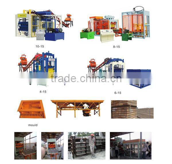 Cement Block Machine QTJ4-26 Fully Automatic Concrete Hollow Brick Making Machine