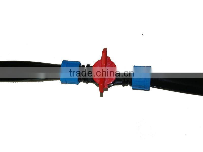 CE PE drip irrigation tape connection control valve