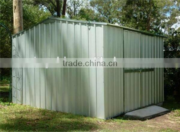 garden storage cabin shed/metal garden storage shed