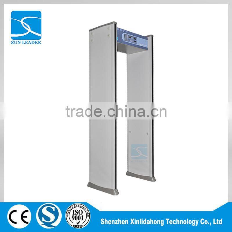 Digital Walk through metal detector 6 Detection zone security metal detector door XLD-B (LED)