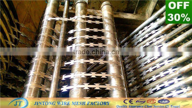 low price 450mm coil concertina razor barbed wire