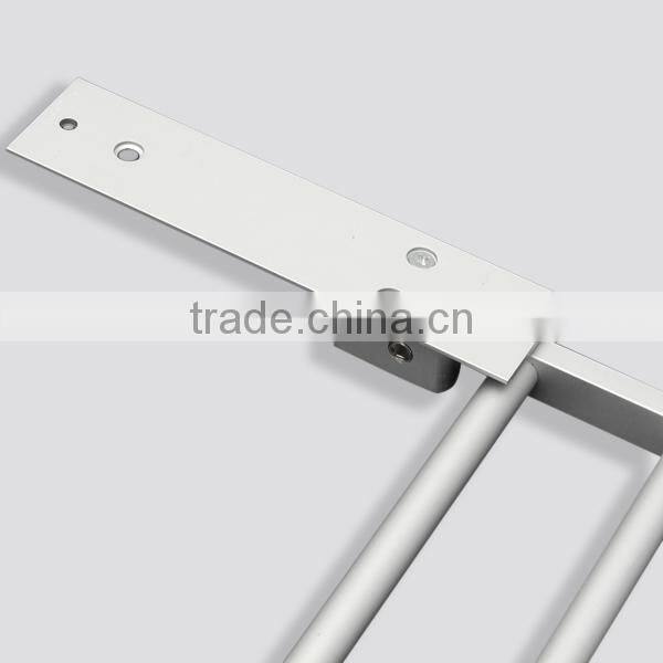 TOWEL RACK SHELF PREMIUM ALUMINUM SILVER FOLDED BATH WITH 5 HOOKS SHELF WASHCLOTH HOLDER