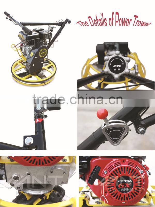 Power Trowel construction machine floating concrete WH60 with CE