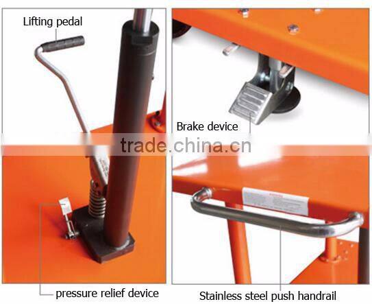 two stages lifting Hydraulic Lift Table
