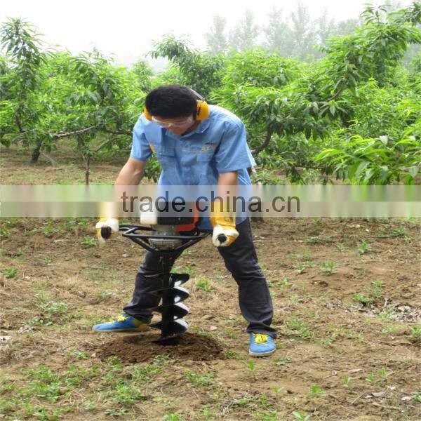 China garden and field 51.7cc petrol earth driller
