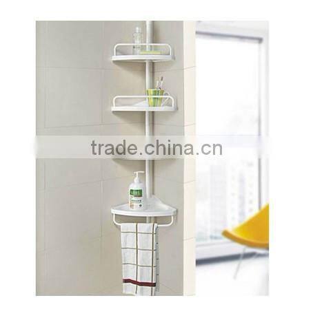 bathroom multifunctional 4 layered triangle design corner storage rack shelf