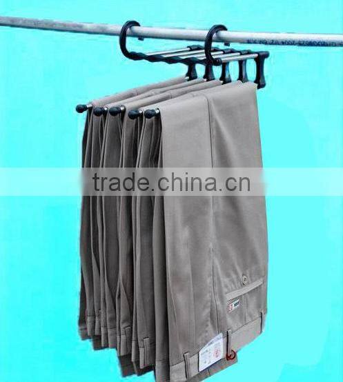 Wholesale from china 5 In 1 Stainless Steel Hanger Organizer Trousers Rack Tie