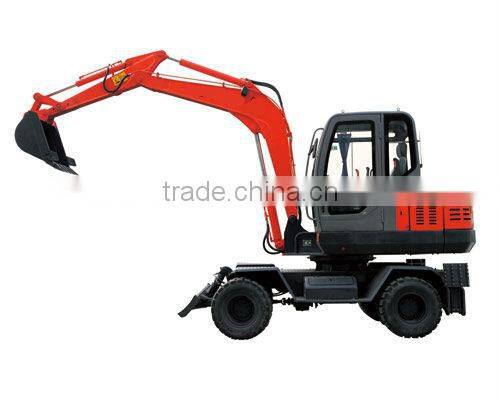 China's best selling 6.5 ton Hydraulic wheel Excavator with High quality