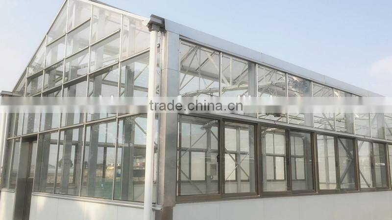 Research greenhouse greenhouse with aluminum structure