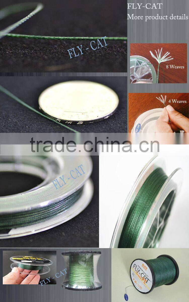 1000m 4 strands PE braided fishing line sea fishing NTEC wholesale