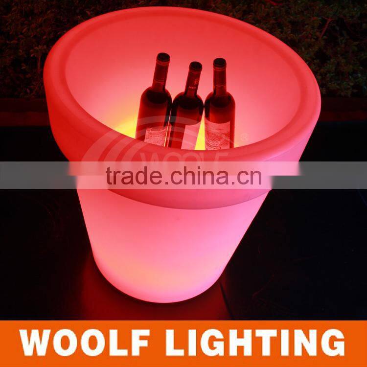 waterproof housing decorative led small flower pot