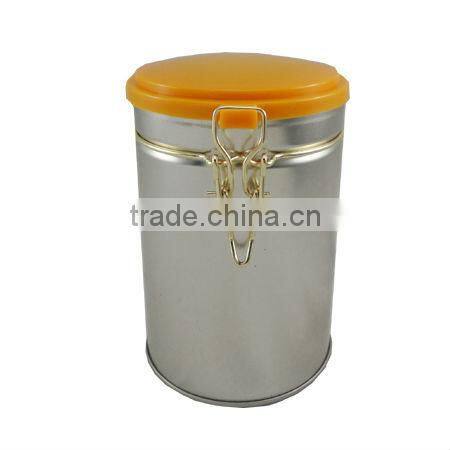 airtight coffee tin can