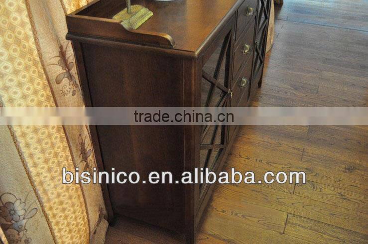 Luxury Spanish style wooden dinning room sideboard