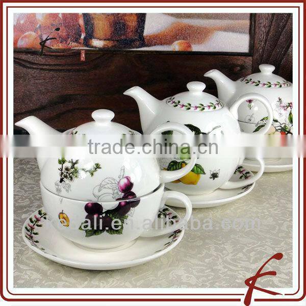 Decal Tea Pot For One&Chicken