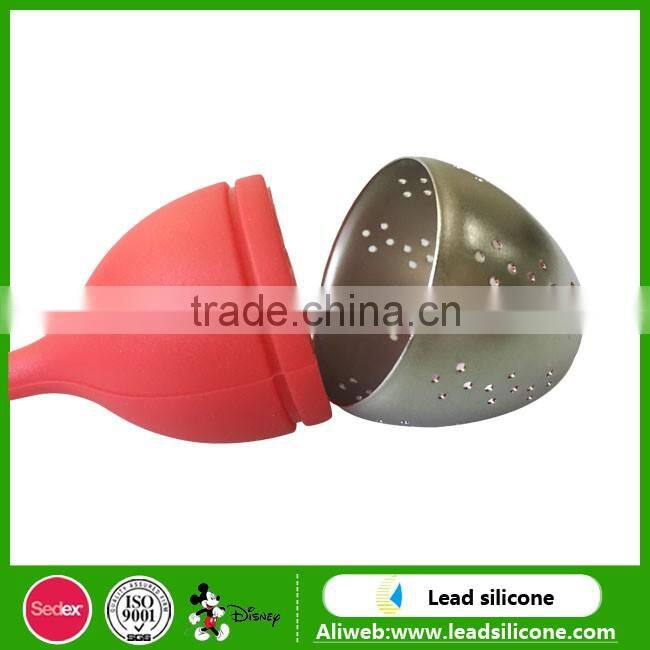 Hot Sale New Design Leaf Shaped Silicone Tea Infuser, Silicone Infusion Tea Bag