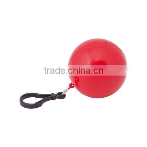 foldable child poncho raincoat in round plastic box