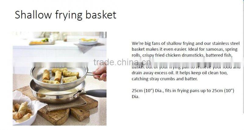 shallow frying basket , FRY BASKET,oil strainer