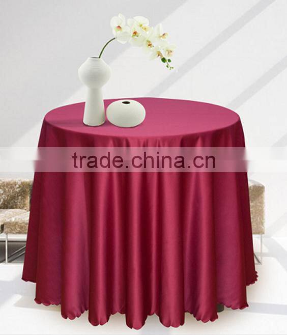 hotsale mahogany tapestry satin table cover for hotel restaurant weddings
