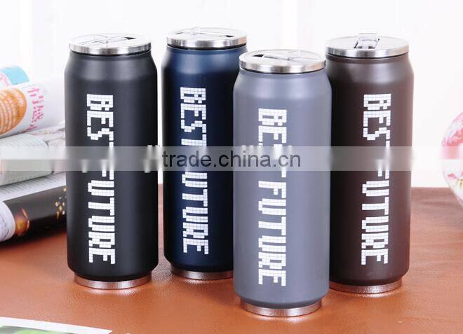 Supply Creative fashion Pop top shape Stainless steel thermos cup / cold insulation Cup (500ml)