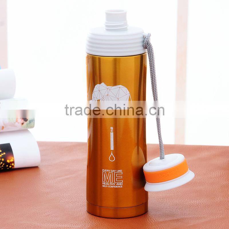 Supply Creative fashion Stainless steel thermos cup / cold insulation Cup (500ml)