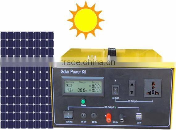 500W LCD Solar controller-Inverter Power System with external battery
