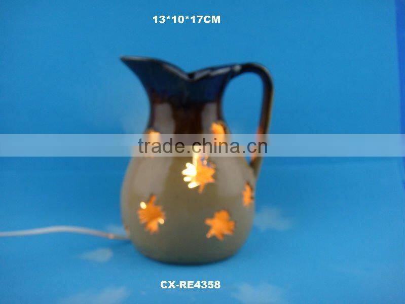 Ceramic oil burner-Constant Temperature Electric Ceramic Wax Warmer for Soy Wax