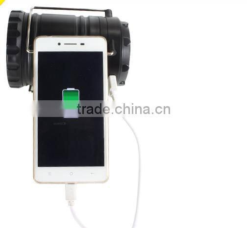 camping equipment solar camping light with mobile phone rechargable function