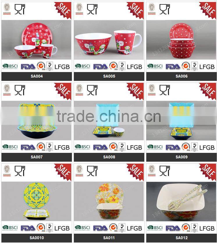 Elegant deep melamine restaurant used sauce dish