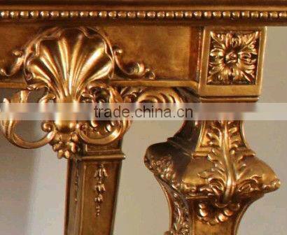 Luxurious Large size console table with black marble