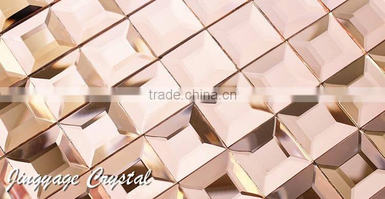 Diamond 5 surface glass tile 30*30mm crystal mosaic