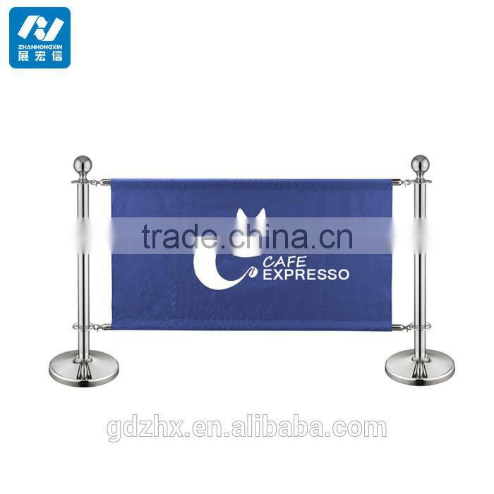 Cafe Barrier Banner Windbreaks Stands outdoor cofee barriers